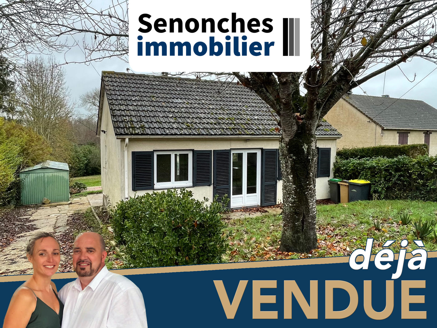 VENDUE - Maison 2 pièces - 49 m²  - Maillebois (28170)