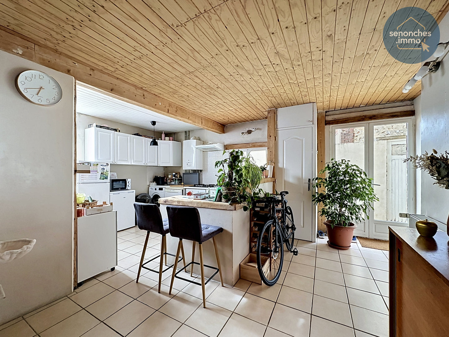 Maison de ville à vendre à Châteauneuf-en-Thymerais (28170) – 109 m² avec grande pièce de vie