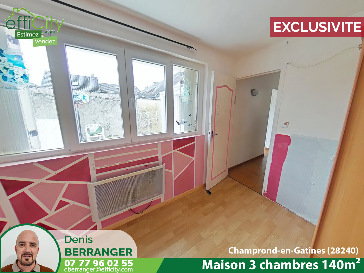 VENDUE Maison 4 pièces - 131 m² - Champrond-En-Gâtine (28240)